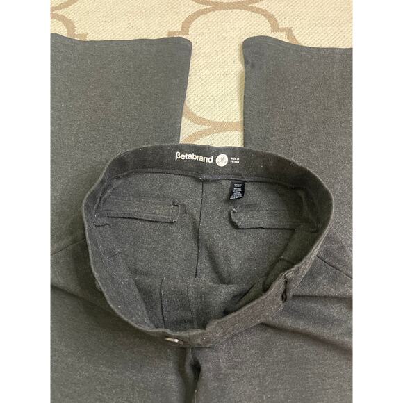 Betabrand Gray Dress Pant Yoga Pant, Bootcut pants, size medium petite, w0104-ch - Picture 11 of 14
